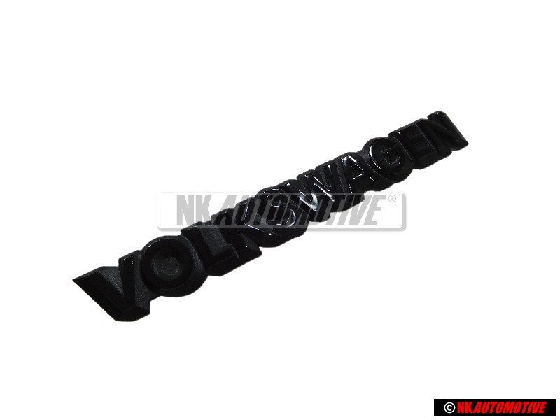 Original VW VOLKSWAGEN Rear Boot Badge Emblem Black - 321853685C MY8
