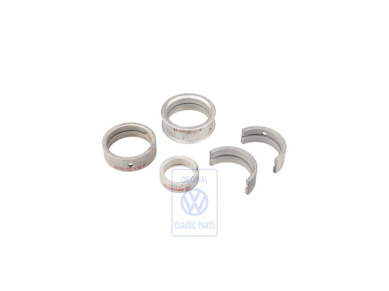 Original VW 1 Set: Crankshaft Bearings - 021198485A