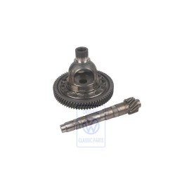 Original VW Gear Set With Differential Housing - 02G409143R