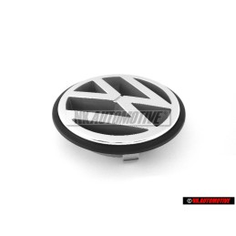 Original VW Front Grill Badge Emblem Chrome - 191853601H