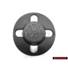 Original VW Steel Wheel Rim Centre Plastic Cap Cover Black - 871601171