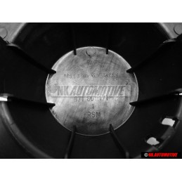 Original VW Steel Wheel Rim Centre Plastic Cap Cover Black - 871601171