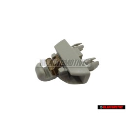 Original VW Retainer For Sun Visor Pearl Grey - 6R0857561 Y20