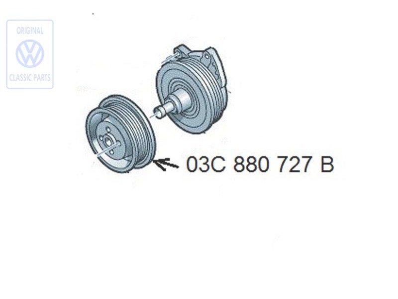 Original VW Pulley - 03C880727B