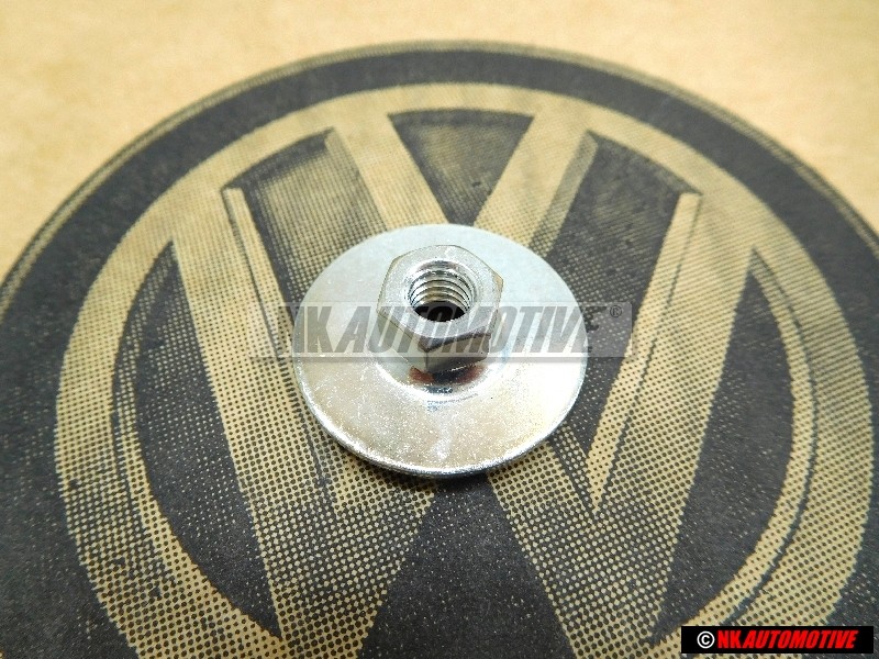 Original VW Hex. Nut With Rubber Washer - N 90217301