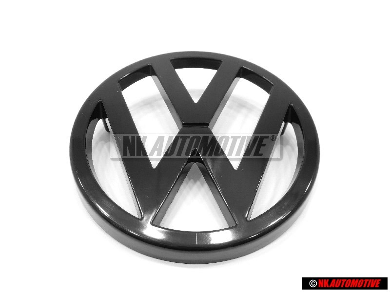 Original VW Front Grill Badge Emblem Black - 171853601