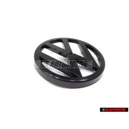 Original VW Front Grill Badge Emblem Black - 171853601