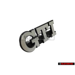 Original VW GTI Front Grill Badge Emblem Brushed Silver - 191853679L