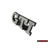 Original VW GTI Front Grill Badge Emblem Brushed Silver - 191853679L