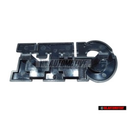 Original VW GTI Front Grill Badge Emblem Brushed Silver - 191853679L