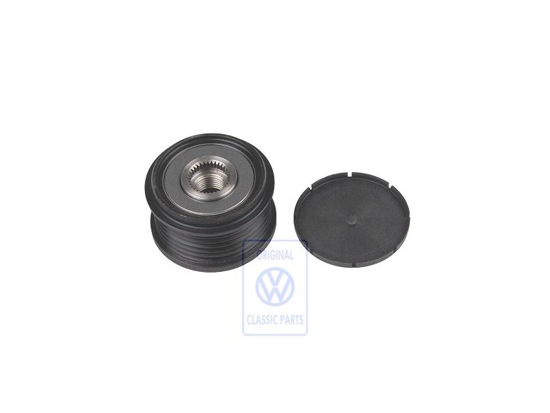 Original VW Poly V-Belt Pulley - 071903119B
