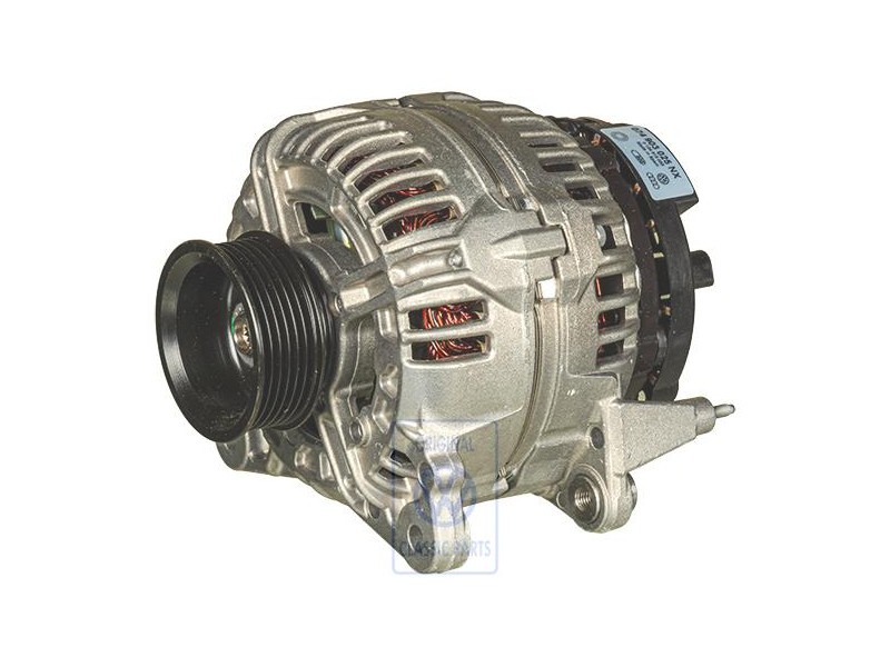 Original VW Alternator With Terminal -W- - 074903025NX