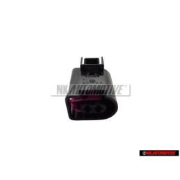 Original VW Flat Connector Housing With Contact Locking Mechanism - 4D0971992