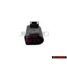 Original VW Flat Connector Housing With Contact Locking Mechanism - 4D0971992