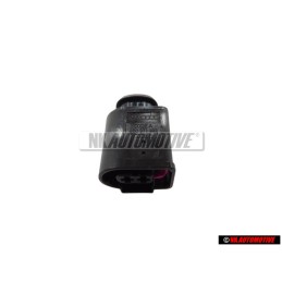 Original VW Flat Connector Housing With Contact Locking Mechanism - 4D0971992