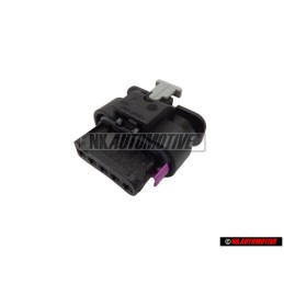 Original VW Flat Contact Housing With Contact Locking Mechanism - 4F0973705