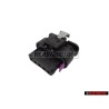 Original VW Flat Contact Housing With Contact Locking Mechanism - 4F0973705