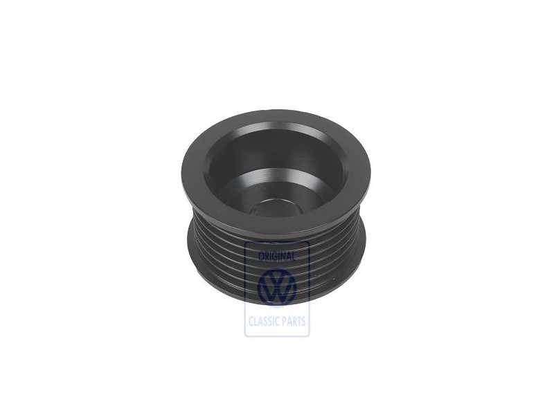 Original VW Poly V-Belt Pulley - 07D903119