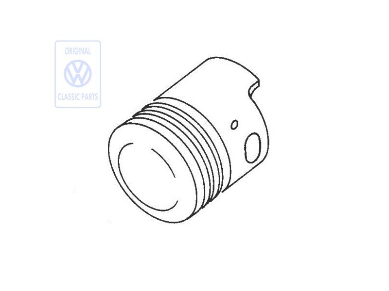 Original VW Piston (O.S.) Blue - 113107119P 001