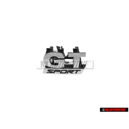 Original VW GT SPORT Front Grill Badge Emblem Chrome - 1K6853679B FXC