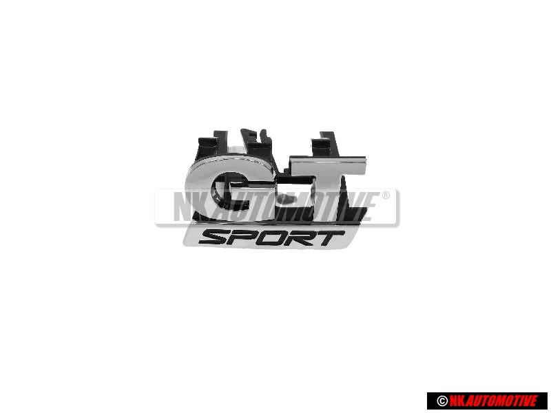 Original VW GT SPORT Front Grill Badge Emblem Chrome - 1K6853679B FXC