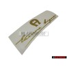 VW Classic Parts Etienne Aigner Decal Beige Gold - 155853687G P06
