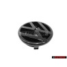 Original VW Front Grill Badge Emblem Black - 323853601
