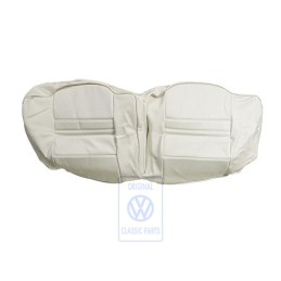 Original VW Seat Cover (Leatherette) Ermine (White) - 155885405BQNV6