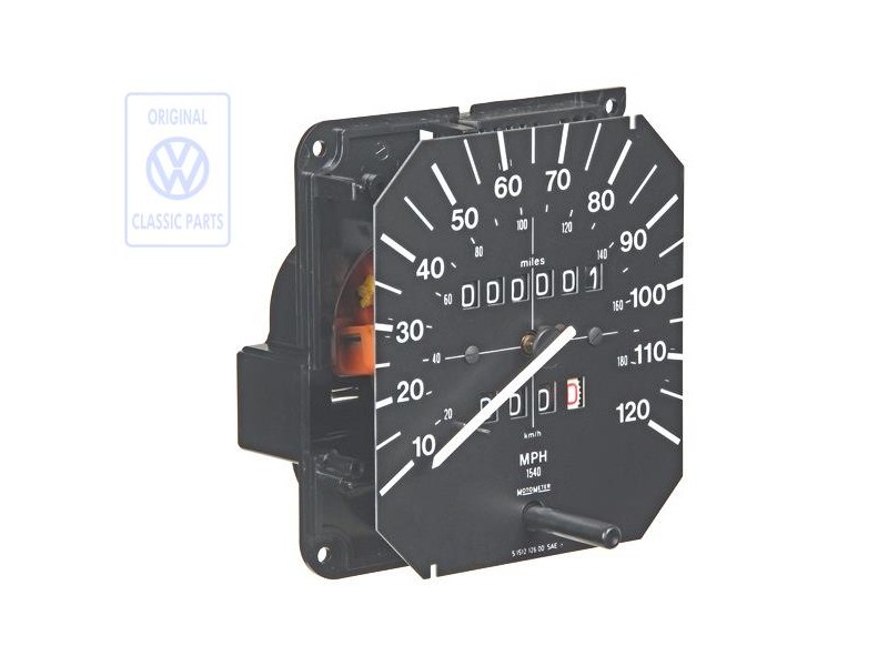 Original VW Speedometer With Mile Trip Recorder - 155957033B