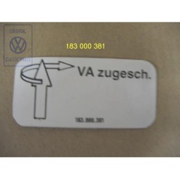 Original VW Notice - 183000381
