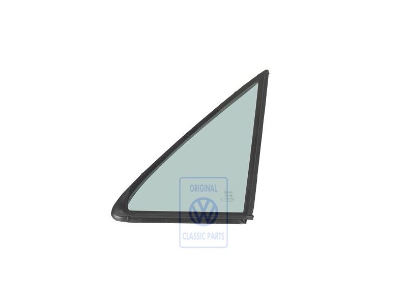 Original VW Fixed Door Window With Seal - 191845241E