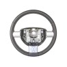 Original VW Steering Wheel (Leather) Black/White - 1C0419091DGYXX