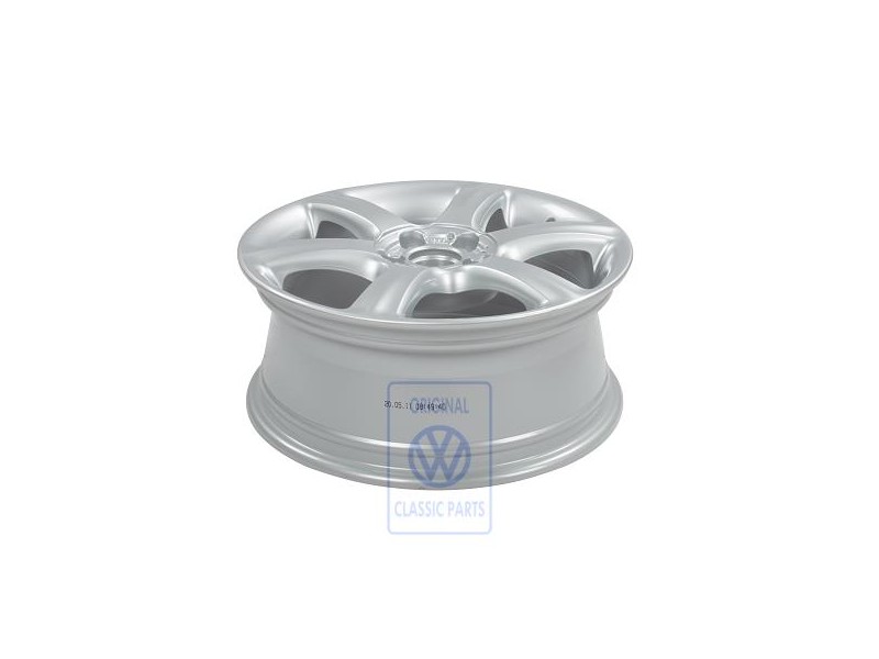 Original VW Aluminium Rim Bright Chrome - 1C0601025P 8Z8