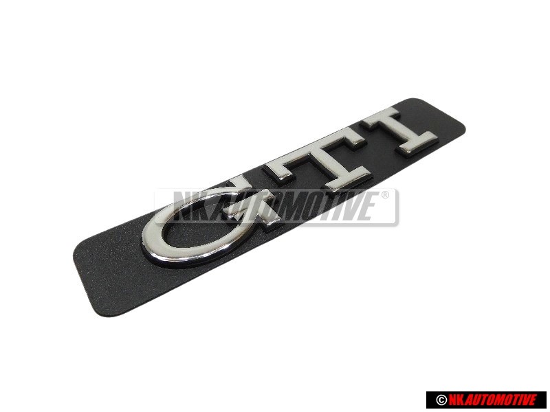 Original VW GTI Side Badge Emblem Chrome - 1H6853714 GX2