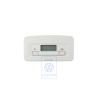 Original VW Digital Clock Pearl Grey - 1C0919203A Y20