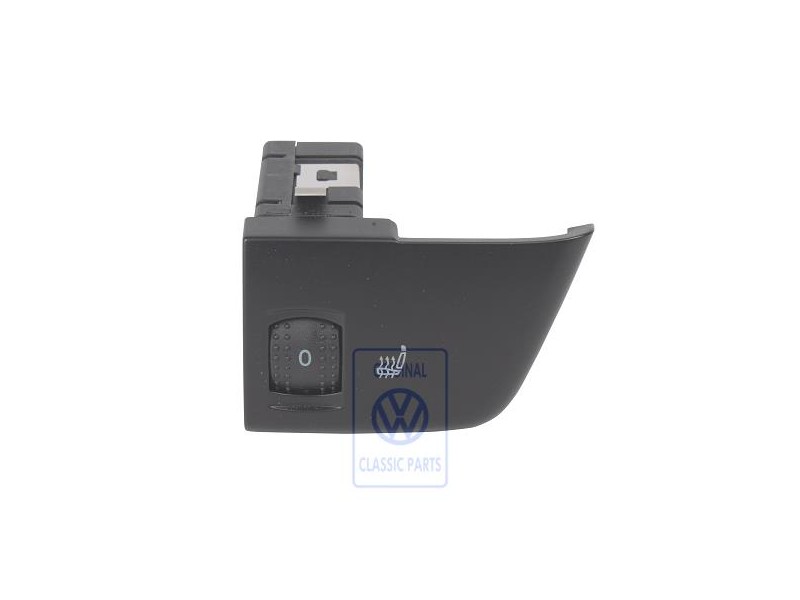 Original VW Switch For Seat Heating Black - 1C0963564B 20H