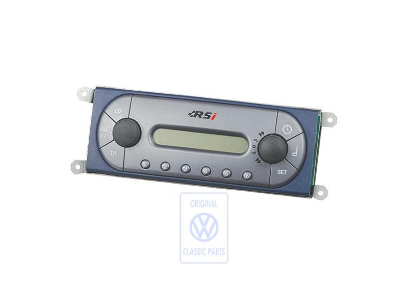 Original VW Car Radio Control Panel, Face-Off - 1C9057623