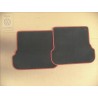 Original VW 1 Set Foot Mats Black/Tropical Orange - 1E0061224E GKV