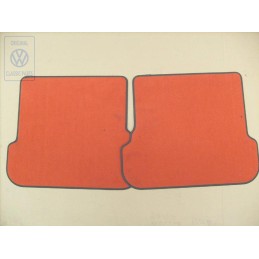 Original VW 1 Set Footmats (Textile) Red - 1E0061226E GKS