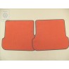 Original VW 1 Set Footmats (Textile) Red - 1E0061226E GKS