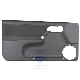 Original VW Door Panel Trim (Cloth) Black/Black - 1E0867011AKHFX