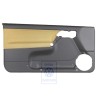 Original VW Door Panel Trim (Cloth) Black/Futura Yellow - 1E0867011ANHFT