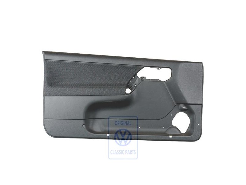 Original VW Door Panel Trim (Cloth) Black - 1E0867011D BFY