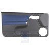 Original VW Door Panel Trim (Cloth) Black/Orbitblue - 1E0867012AKHFR