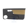 Original VW Door Panel Trim (Cloth) Black/Futura Yellow - 1E0867012AKHFT