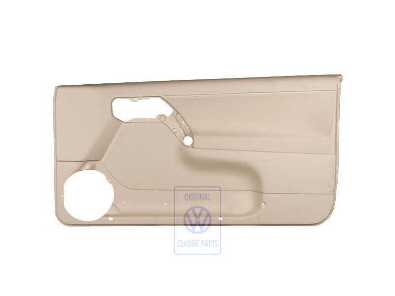Original VW Door Panel Trim (Cloth) Light Beige - 1E0867012AKHFZ