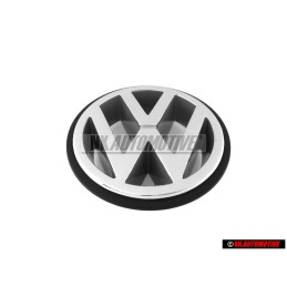 Original VW Front Grill Badge Emblem Chrome - 1HM853600A TE1