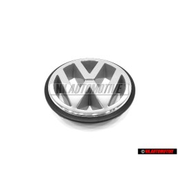 Original VW Front Grill Badge Emblem Chrome - 1HM853600A TE1