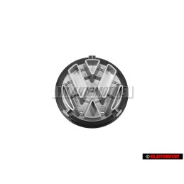Original VW Front Grill Badge Emblem Chrome - 1HM853600A TE1