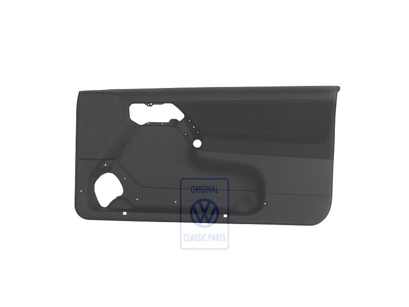 Original VW Door Panel Trim (Cloth) Black - 1E0867012D BFY